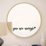 "Believe in Yourself" Mirror Sticker