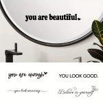 "Believe in Yourself" Mirror Sticker - Image 4