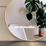 "Believe in Yourself" Mirror Sticker - Image 7