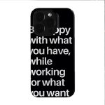 Minimalist Motivational Quote iPhone Case - Image 2