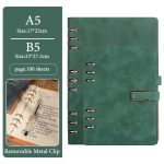 Modern Minimal Refillable Leather Notebook - Image 3