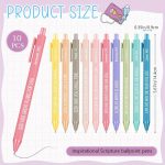 Scripture Comfort Pen Set - Pastel Bible Verse Pens